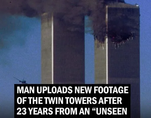 Man releases chilling never-before-seen footage of Twin Towers collapse